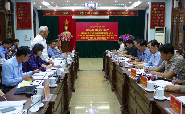  Уонг Чу Лыу провел рабочую встречу с руководителями провинции Хазянг - ảnh 1